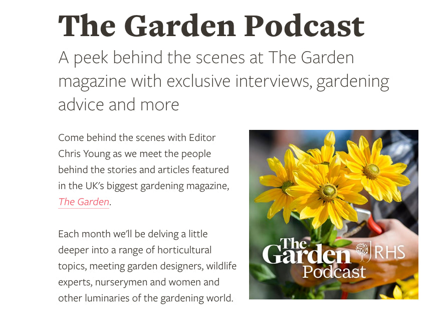 Our podcast pick - The Garden Podcast