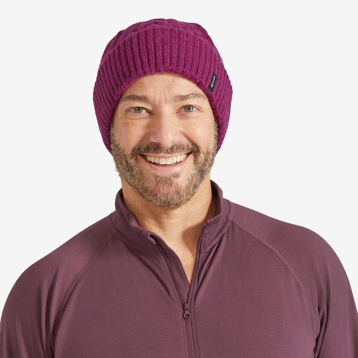 Cable Knit Merino Hat