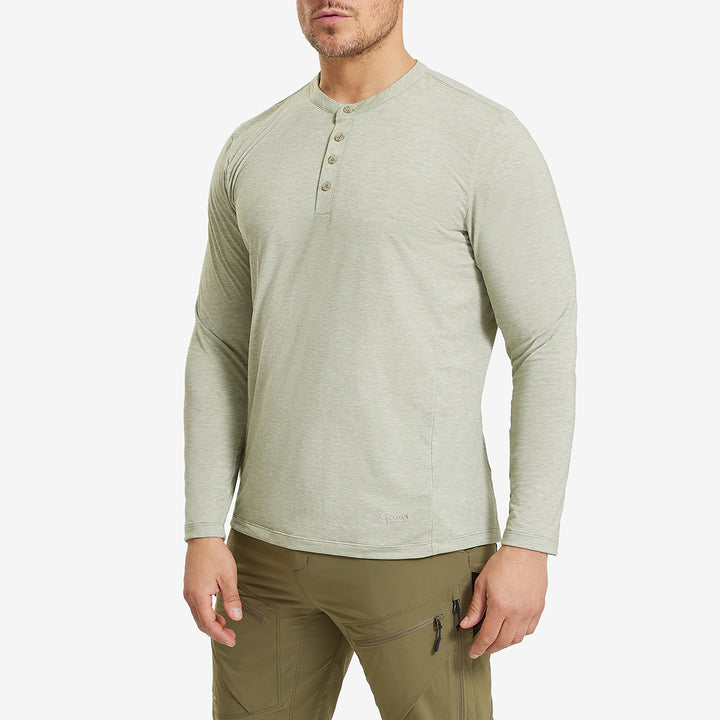 Men's Rosemoor Long Sleeve Gardening Henley