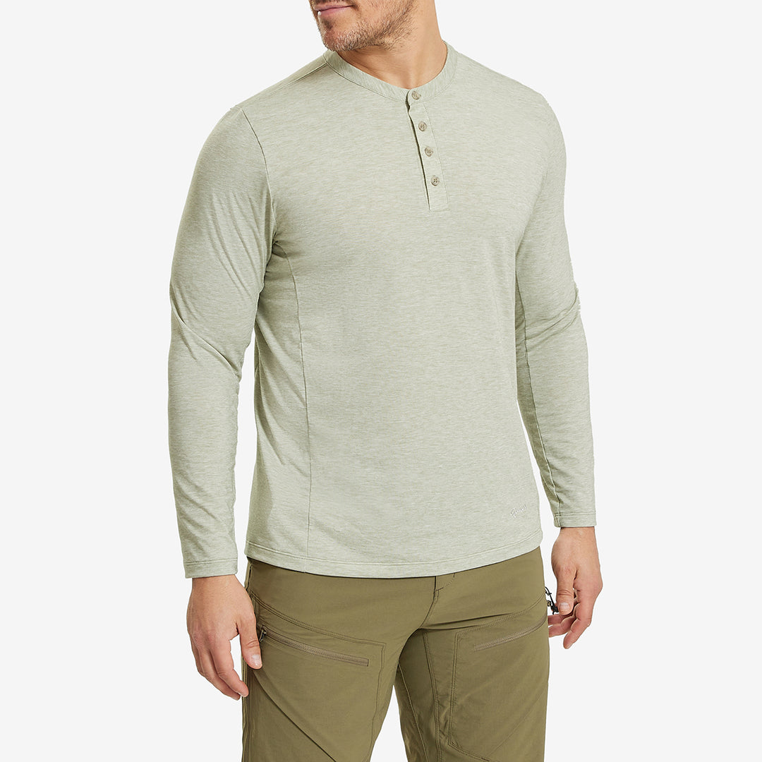 Men's Rosemoor Long Sleeve Gardening Henley