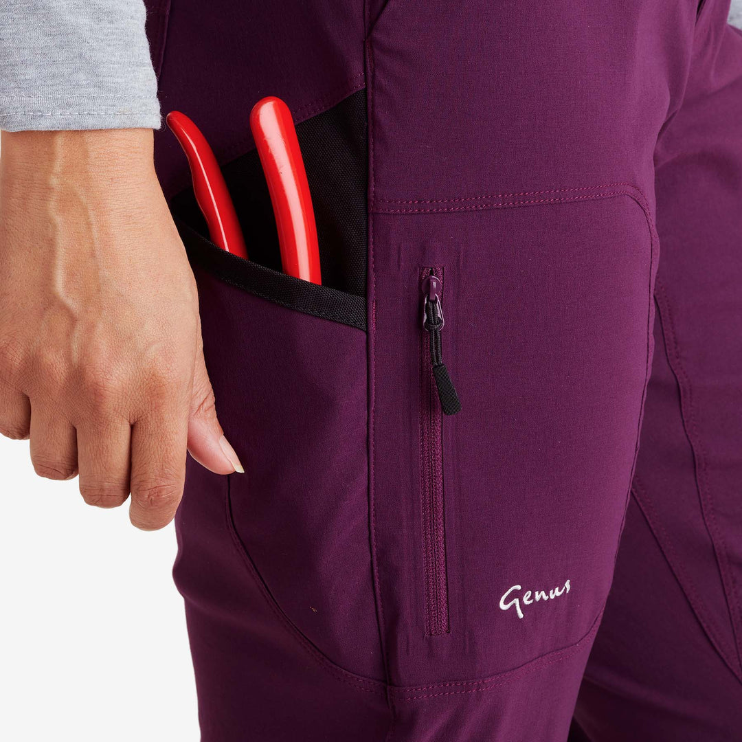 Women's 3-Season Gardening Trousers - Rich Grape